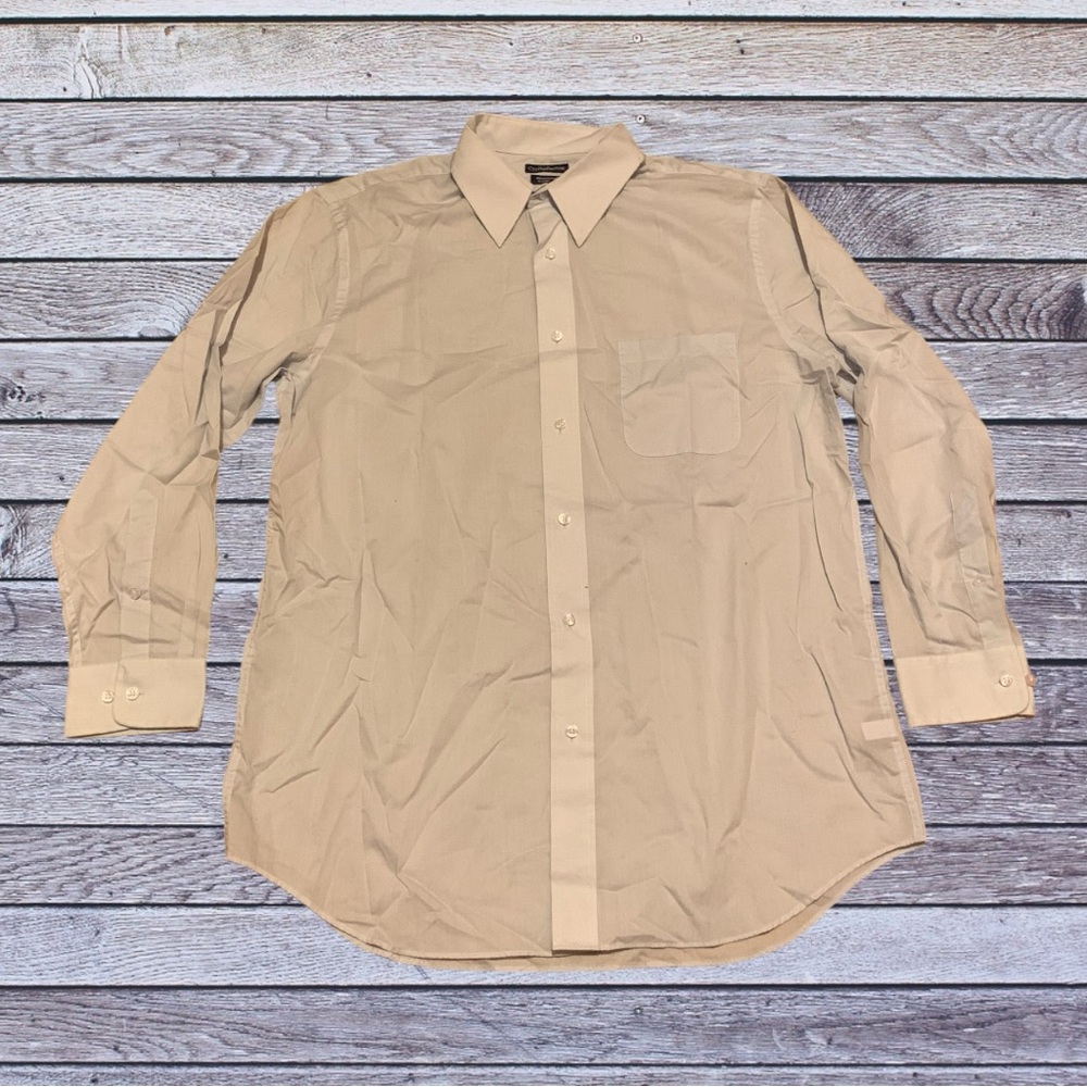 Vintage Croft And Barrow Dress Shirt Button Up Down Casual